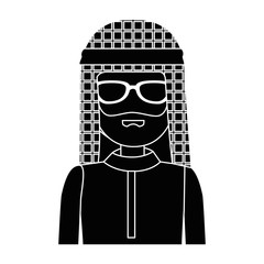 muslim man avatar character