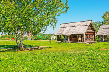 The Russian village in Suzdal