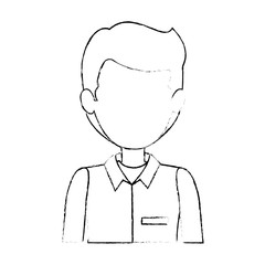 elegant businessman avatar character