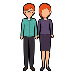 couple of business people