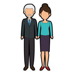 couple of business people