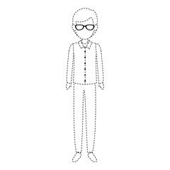 elegant businessman avatar character