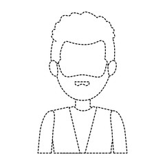 elegant businessman avatar character