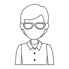 elegant businessman avatar character