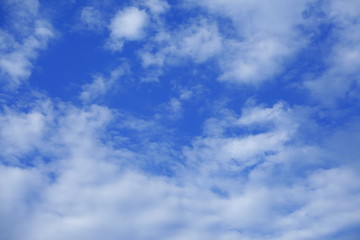 青空　雲　晴れ