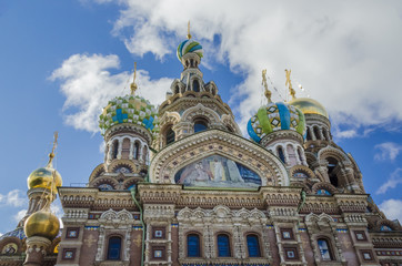 Fototapeta na wymiar Church in St Petersburg, Russia