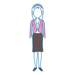 beautiful businesswoman avatar character