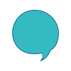 speech bubble isolated icon