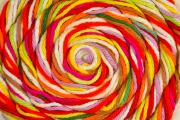 Fototapeta na wymiar Cotton thread for knitting