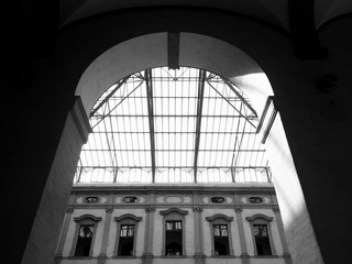 Ferrara, Italy. Ex Borsa Palace, gallery.