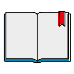 text book school icon vector illustration design