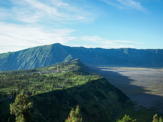 Bromo mountain, at Tengger Semeru National Park, East Java, Indonesia country