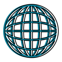 world planet education icon vector illustration design