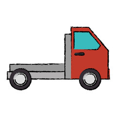 delivery truck isolated icon vector illustration design