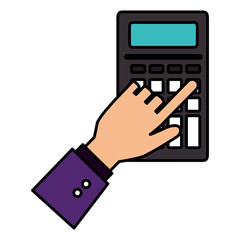 hands human with voucher machine isolated icon vector illustration design