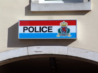 Fototapeta premium Police in Luxemburg