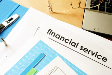Papers with title financial service.