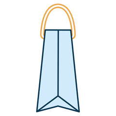 shopping bag isolated icon vector illustration design