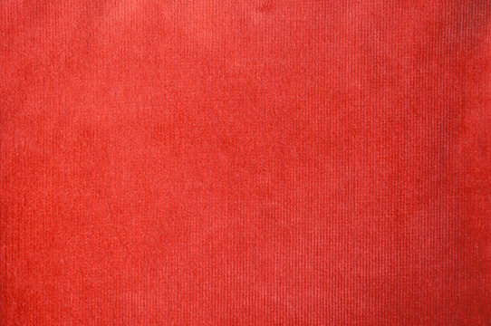 Texture Of Red Corduroy.