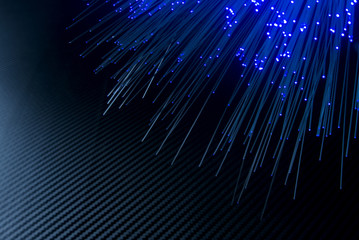 blue fiber optic networking internet business