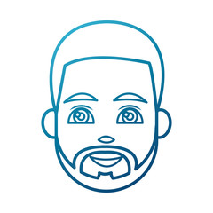 Young man cartoon icon vector illustration graphic design