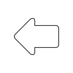 arrow icon over white background vector illustration