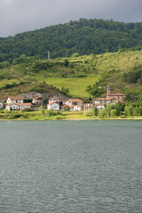 Fototapeta na wymiar The Lake of Eugi in Navarra, Spain