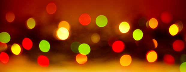 Colorful Bokeh Background .