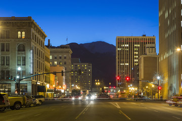 Downtown Colorado Springs at Night