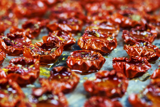 Juicy sun driad tomatoes