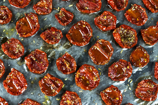 Juicy sun driad tomatoes