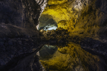 Underground lake / Cueva de los Verdes / Lanzarote / Canary Islands