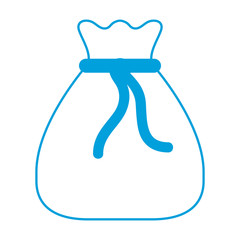 money sack icon over white background vector illustration