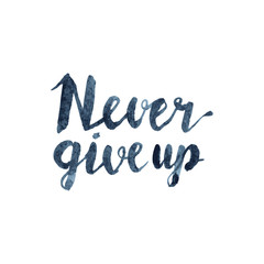 Motivation hand lettering calligraphy