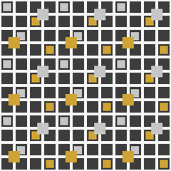 Abstract geometric seamless pattern. Vector background