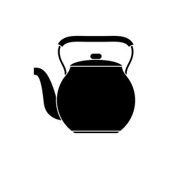 keettle icon over white background vector illustration
