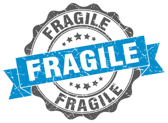 fragile stamp. sign. seal