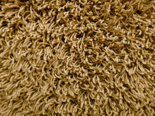 Braune,flauschige Woll-Textur, Hintergrund, Detail
