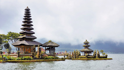 Pura Ulun Danu Beratan water temple on Bali, Indonesia