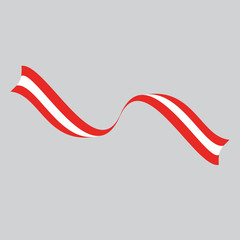 Peru flag on a grey background