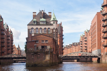 Fototapeta premium Hamburg Speicherstadt