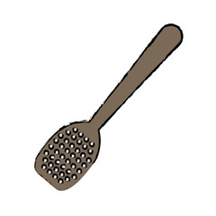 spatula utensil icon over white background vector illustration