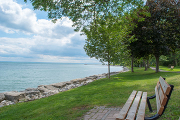 paisaje lago ontario canada