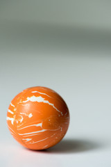 Vertical Portrait Shot of Orange Toy Ball 