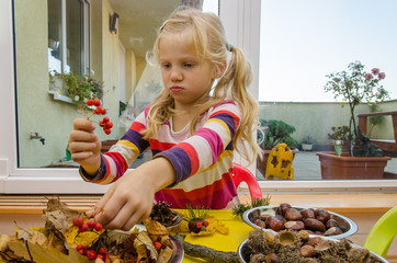 hobby time with autumn activities