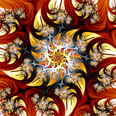 Fraktale Spirale © fraktalekunst