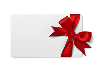 ribbon bow card note chirstmas celebration greeting