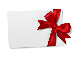 ribbon bow card note chirstmas celebration greeting