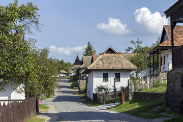 Fototapeta na wymiar Village houses in Holloko