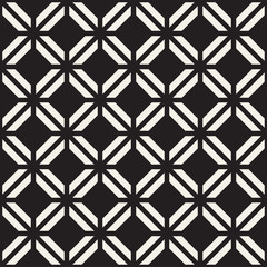 Fototapeta premium Abstract geometric lines lattice pattern. Seamless vector background. Subtle repeating texture.